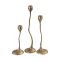 Elk Signature Rosen Candleholder, Set of 3 Brass H0897-10924/S3